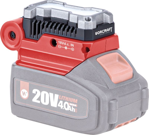 Svietidlo Worcraft CUA-S20Li ShareSYS, USB adaptér, 20V, Li-ion, 400 lm, 5w 5