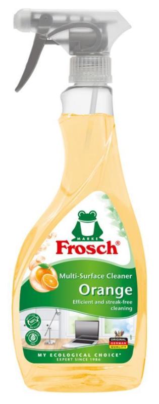 Čistič na lesklé povrchy Frosch, multifunkčný, pomaranč, 500 ml