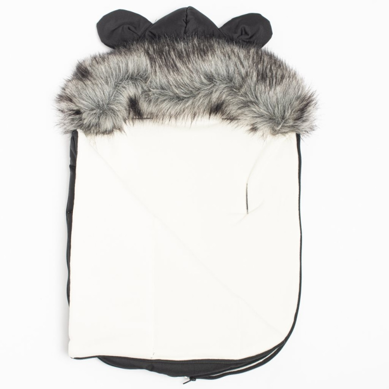 Zimný fusak New Baby Lux Fleece graphite 1