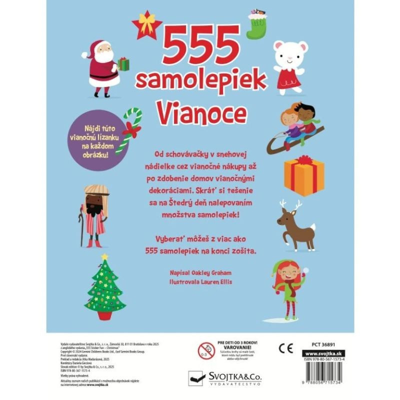 555 samolepiek - Vianoce 5