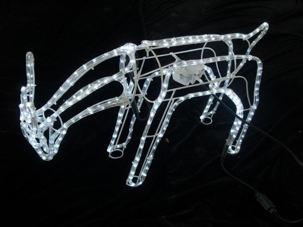Dekorácia MagicHome Vianoce, Sob, 216 LED studená biela, s otočnou sklonenou hlavou, 230 V, 50 Hz, I
