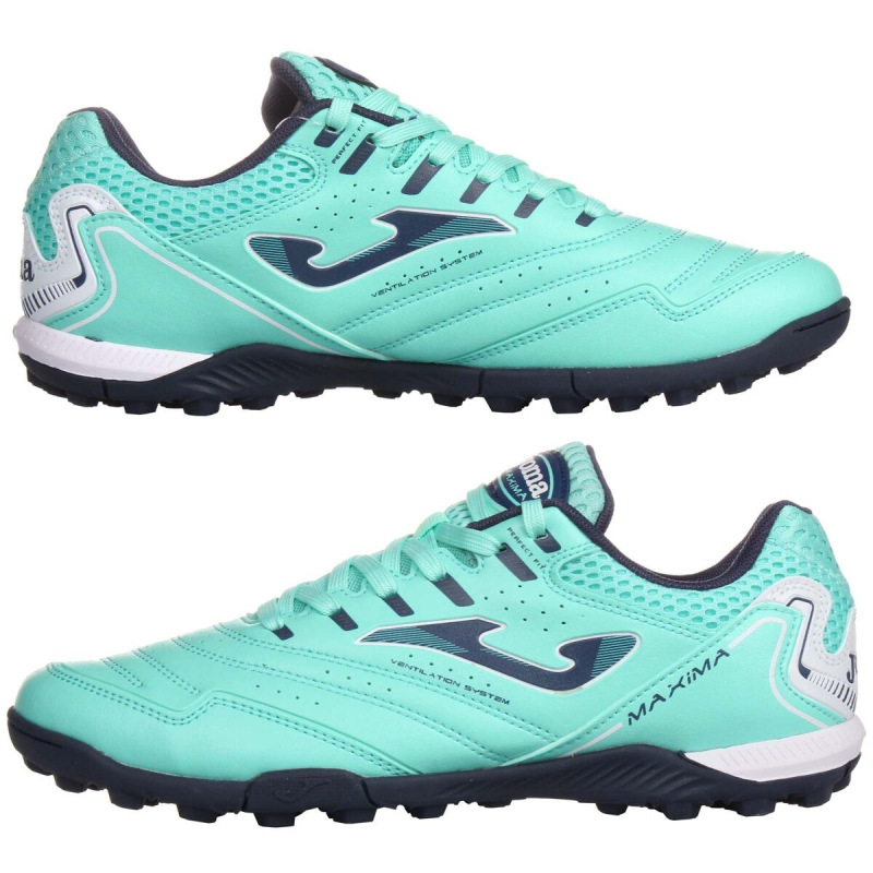 Maxima 2527 Turf kopačky tyrkysová 1