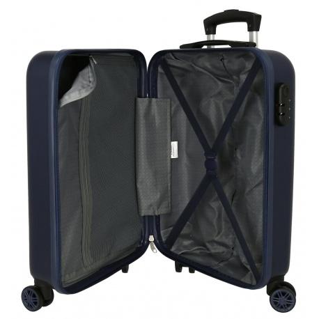 JOUMMA BAGS Luxusný detský ABS cestovný kufor MICKEY MOUSE Denim, 55x38x20cm, 34L, 3221722