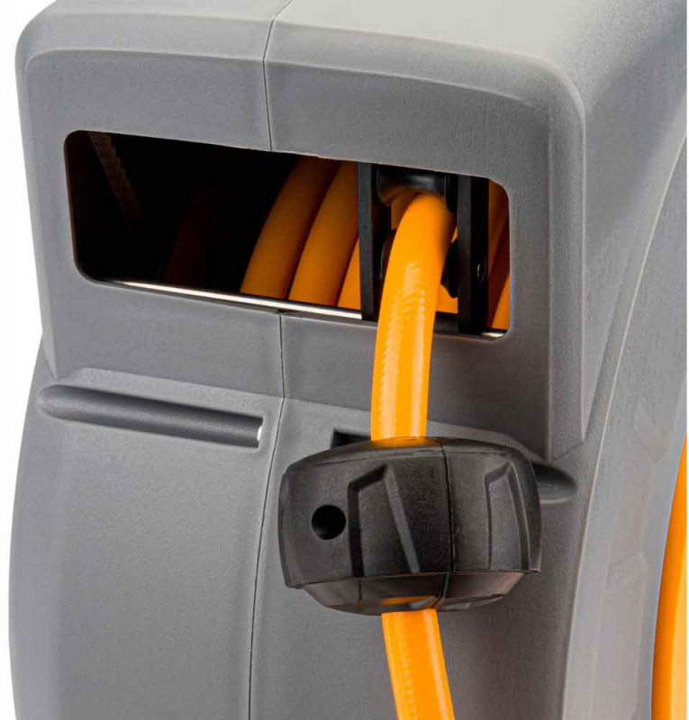 Navíjací bubon s držiakom na stenu so záhradnou hadicou 20 m, PM-ABNW-20T, POWERMAT 16