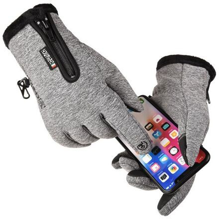 Screen Touch športové rukavice sivá 1