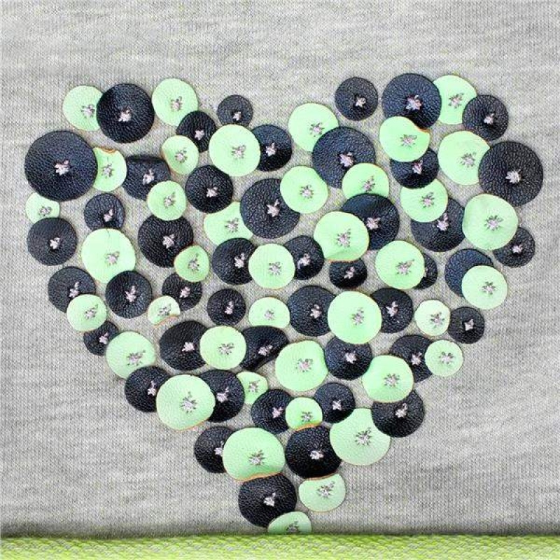 Jarná čiapočka New Baby srdiečko sivo-zelená 110 (4-5r) 1