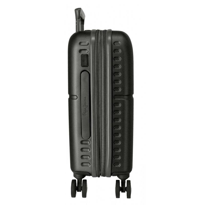PEPE JEANS Highlight Negro, ABS Cestovný kufor, 55x40x20cm, 37L, 7688621 (small exp.) 1