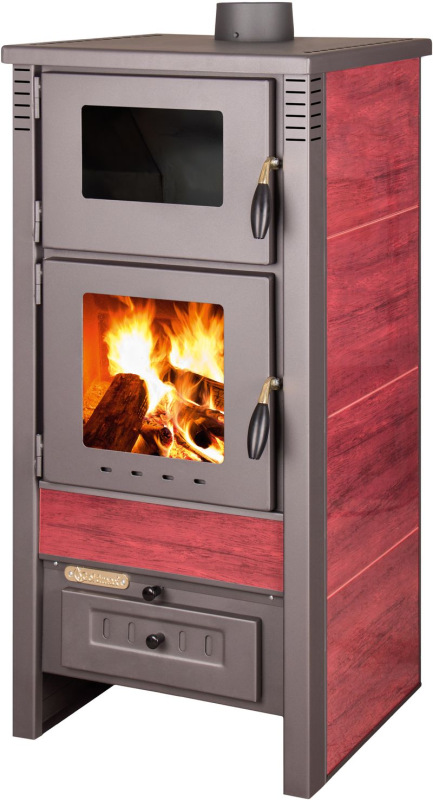 Kachle Pro TAURUS Ceramic, bordové, 12 kW, 120 mm, s rúrou na pečenie