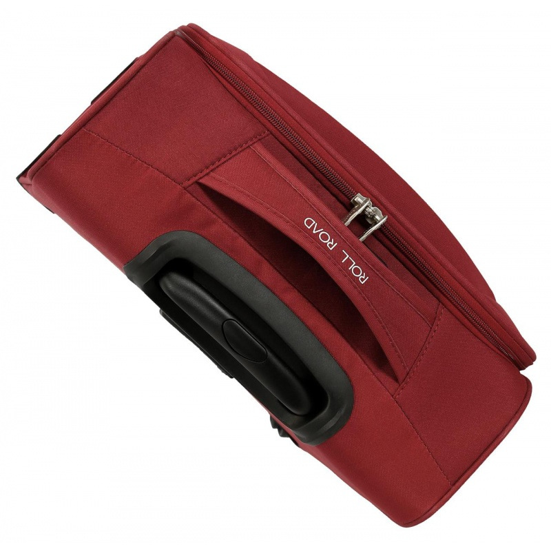 Príručný textilný kufor (small) 55x40x20 cm – Roll Road Royce Red, 39 l, 5019124 4