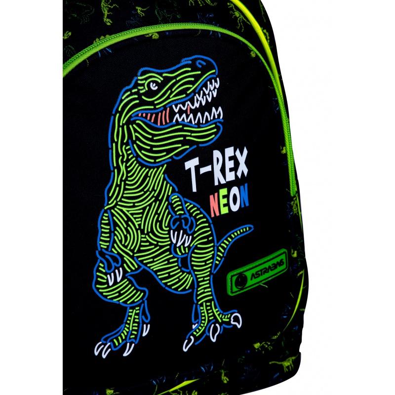 ASTRA ASTRABAG Školský batoh pre prvý stupeň T-REX NEON, AB330, 502023064