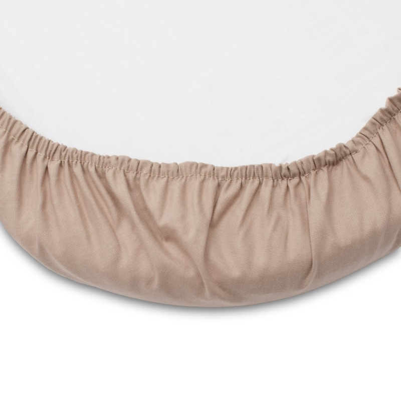 Bavlnené prestieradlo do kočíka New Baby 35x75 cm cappuccino 1