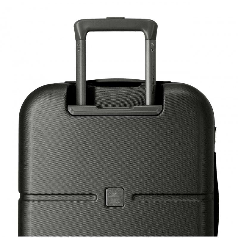PEPE JEANS Highlight Negro, ABS Cestovný kufor, 55x40x20cm, 37L, 7688621 (small exp.) 5