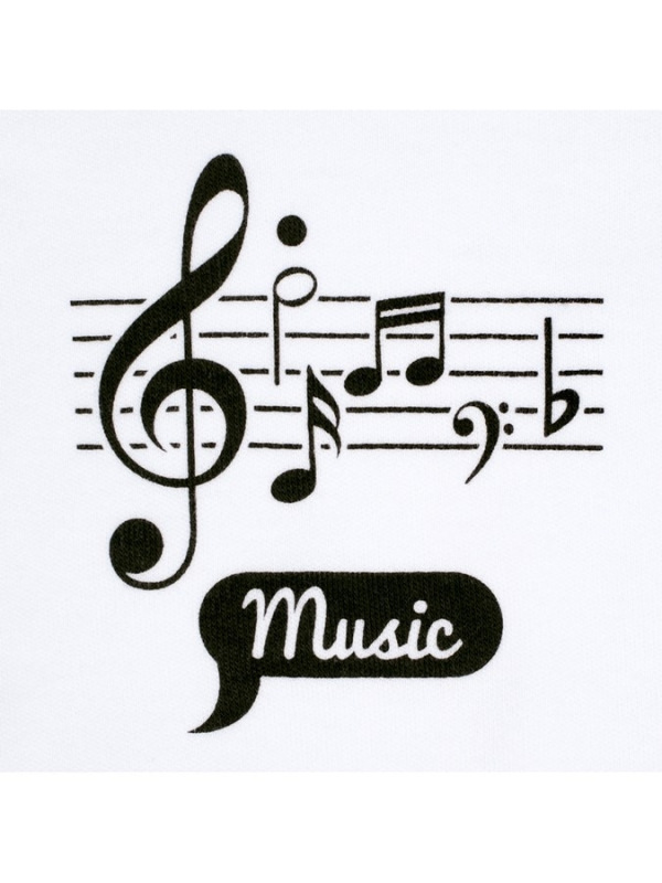 Dojčenská bavlnená košieľka New Baby Music 56 (0-3m) 1