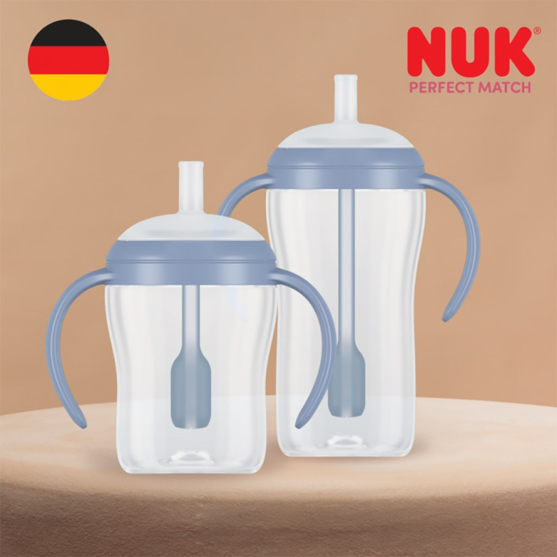 Kojenecká fľaša NUK Perfect Match na učenie so slamkou PENGUIN 260 ml 5