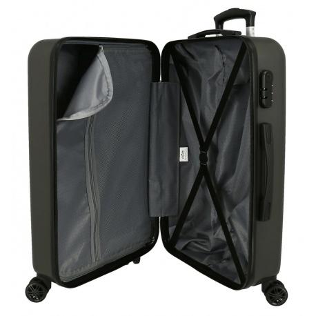 JOUMMA BAGS Sada ABS cestovných kufrov 65cm/55cm PEPE JEANS AIDAN Antracita, 6461422