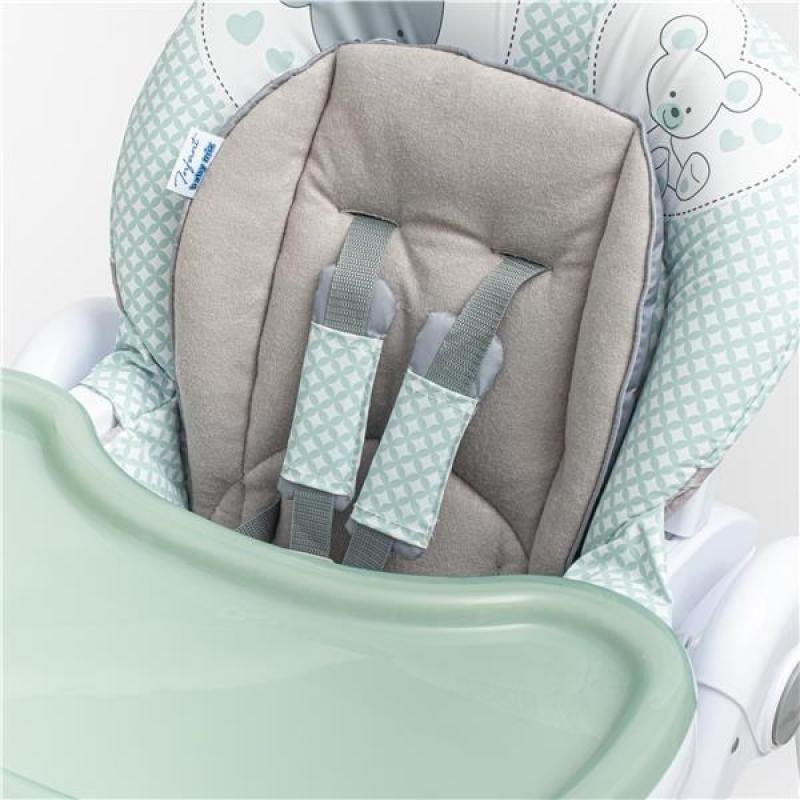 BAZÁRIK Jedálenská stolička Baby Mix Infant green