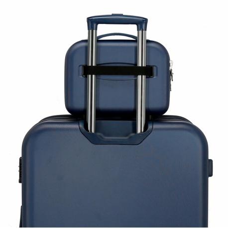 JOUMMA BAGS Movom Riga Dark Blue, ABS Cestovný kozmetický kufrík, 21x29x15cm, 9L, 5993962