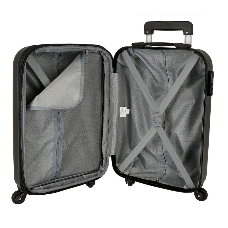 ROLL ROAD Flex Black, ABS Cestovný kufor, 55x38x20cm, 35L, 5848660 (small exp.) 4