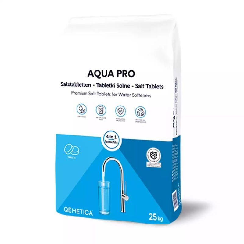 Aqua Pro Soľ tabletová na zmäkčovanie vody 25 kg