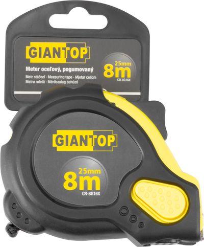 Meter GIANT CR-G16 CE 8 m, zvinovací, pogumovaný