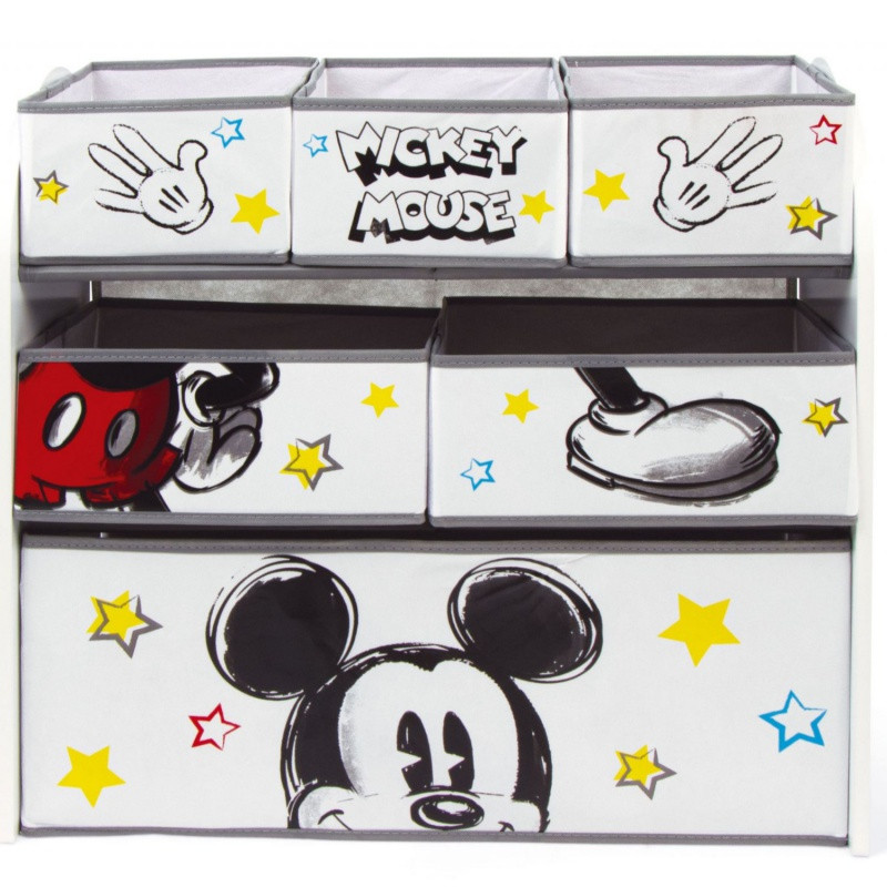 Drevený regál / organizér na hračky MICKEY MOUSE, WD13694 1
