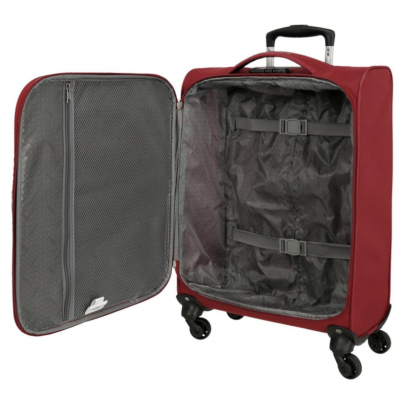 Príručný textilný kufor (small) 55x40x20 cm – Roll Road Royce Red, 39 l, 5019124 3