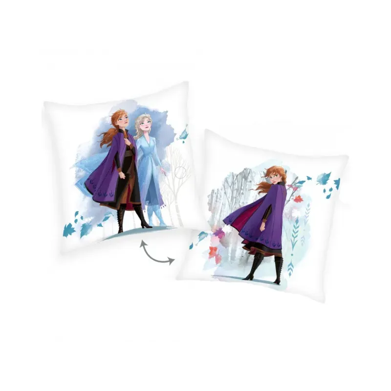 HERDING Obojstranný dekoračný vankúšik 40/40cm DISNEY FROZEN 2