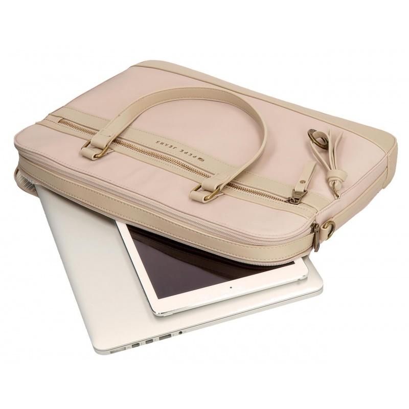 Pepe Jeans Morgan Beige - Taška na notebook 15,6", 7926033