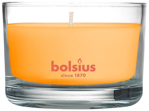 Sviečka Bolsius Jar True Scents 50/80 mm, vonná, mango, v skle