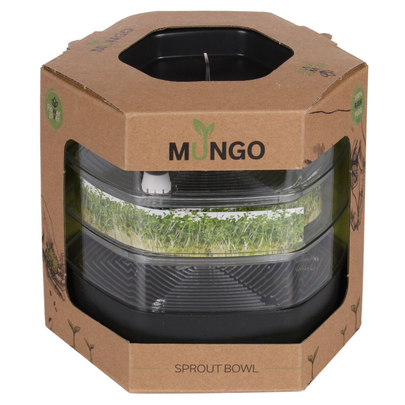 Mungo klíčiaca miska antracitová 5