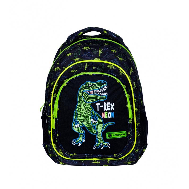 ASTRA ASTRABAG Školský batoh pre prvý stupeň T-REX NEON, AB330, 502023064