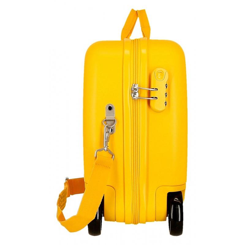 JOUMMA BAGS Detský cestovný kufor na kolieskach / odrážadlo MICKEY MOUSE Ochre, 2929822 1