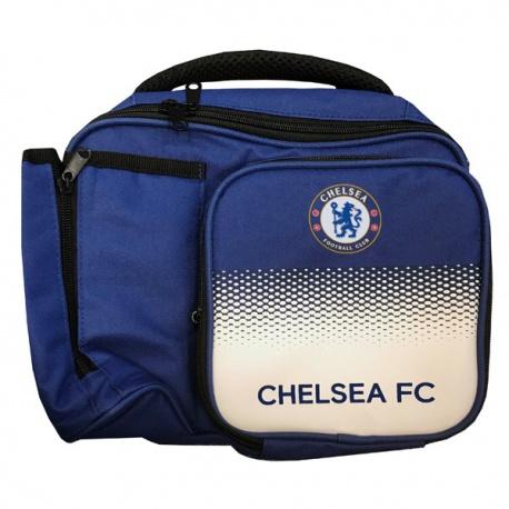 FOREVER COLLECTIBLES Termo taška / box na desiatu a fľašu CHELSEA F.C. Fade Lunch Bag