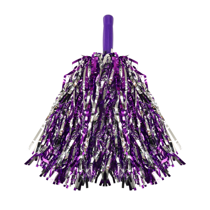 Mávadlá pom pom fialovo-strieborné 1