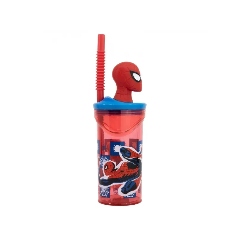 STOR Plastový 3D pohár s figúrkou Spiderman, 360ml, 74766