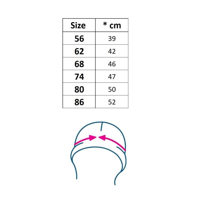 Dojčenský mušelínový klobúčik New Baby Zoe 80 (9-12m)