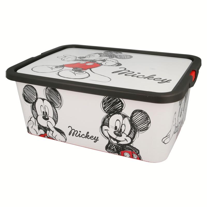 Plastový úložný box MICKEY MOUSE 13L, 02645