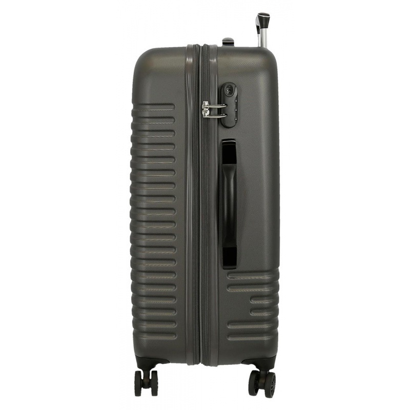 ABS Cestovný kufor INDIA Antracita, 70x48x27cm, 70L, 5089222 (medium exp.) 1