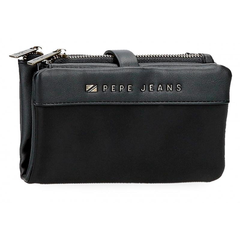 Pepe Jeans Morgan Black - Dámska peňaženka, 7928331