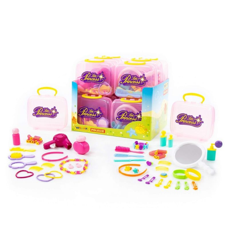 Toaletný stolík Malá princezná v kufríku 16 dielov
