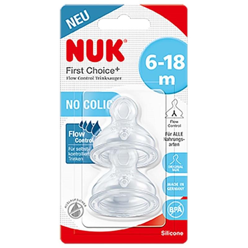 Náustok Flow Control Nuk 6-18 m 2 ks 2