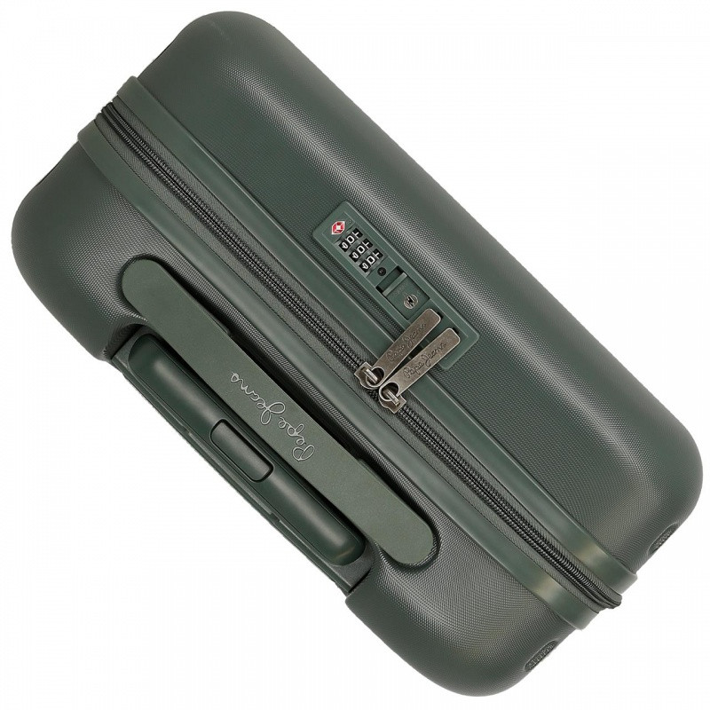 ABS Cestovný kufor PEPE JEANS ACCENT Verde, 55x40x20cm, 37L, 7699133 (small) 5