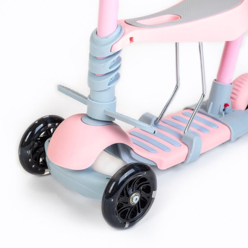 Detská kolobežka Baby Mix Scooter růžová