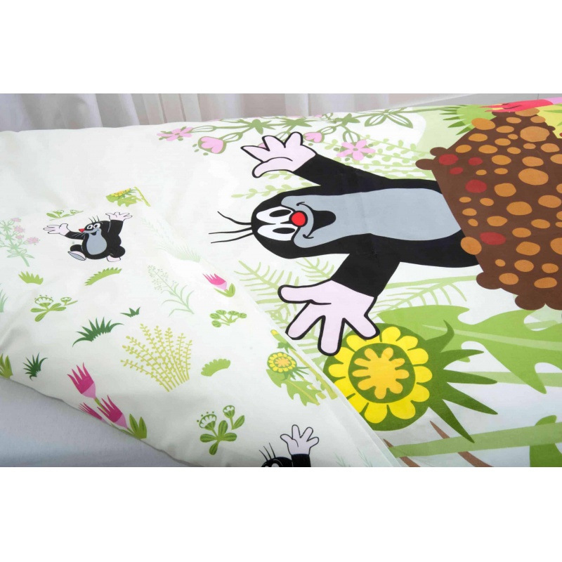 Detské bavlnené obliečky do postieľky Herding "Krtko", 100/135+40/60 2