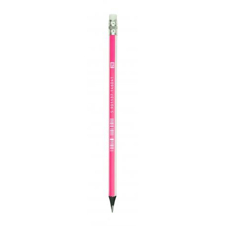 ASTRA, Obyčajná ceruzka z čierneho dreva s gumou, tvrdosť HB, krabička, 206120014
