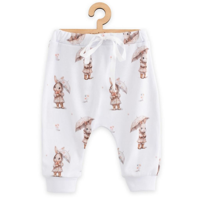 Detské bavlnené nohavice Jogger New Baby For Babies bunny 68 (4-6m) 1