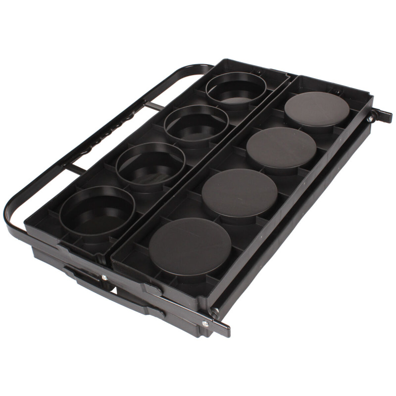 Holder 8 plastový nosič fliaš čierna 2