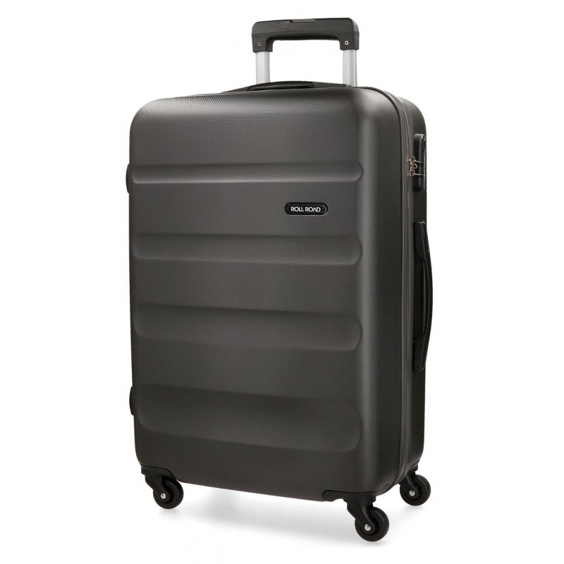 ROLL ROAD Flex Antracita, ABS Cestovný kufor, 75x52x28cm, 91L, 5849361 (large)