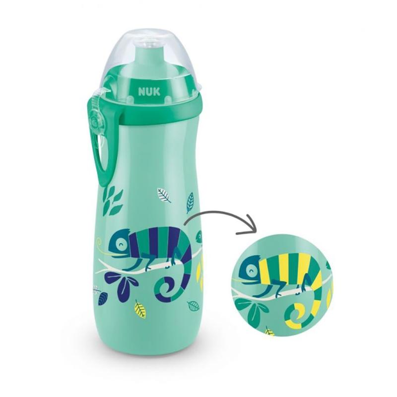 Detská fľaša NUK Sports Cup Chameleon 450 ml