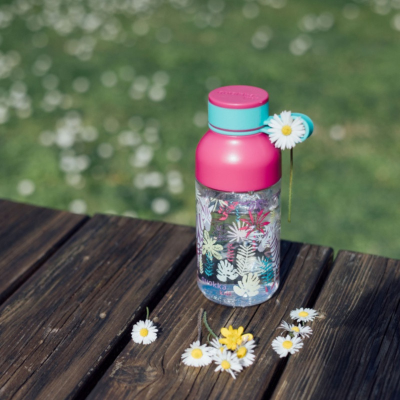 Quokka Kids Ice, Plastová fľaša s pútkom Zebras, 430ml, 40159 2